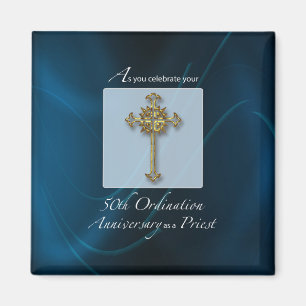 Aimant 50e anniversaire de l'ordination du prêtre