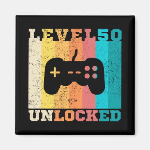 Aimant 50e anniversaire niveau 50 déverrouillé