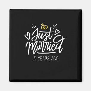 Aimant 5e anniversaire du Mariage