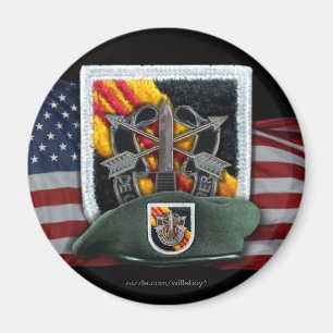 Aimant 5e groupe des forces spéciales flash vietnam aimne