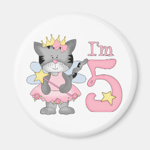 Aimant 5ème anniversaire de princesse Kitty
