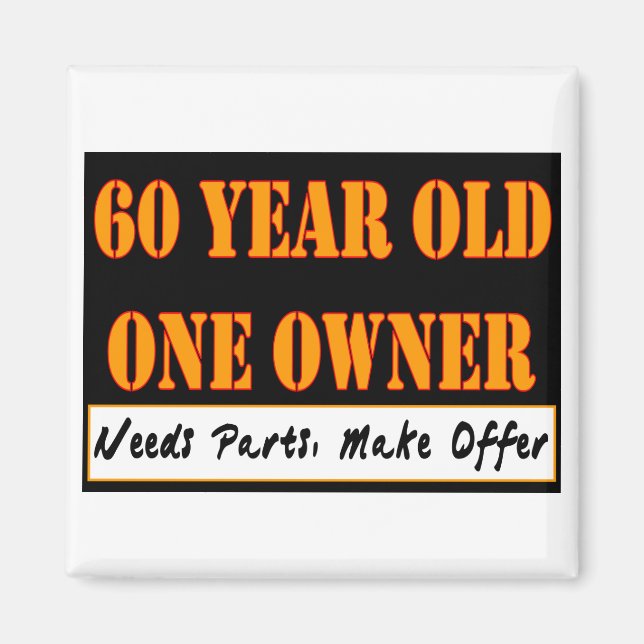 Aimant 60 ans, un propriétaire - Besoin de pièces, faire  (Devant)