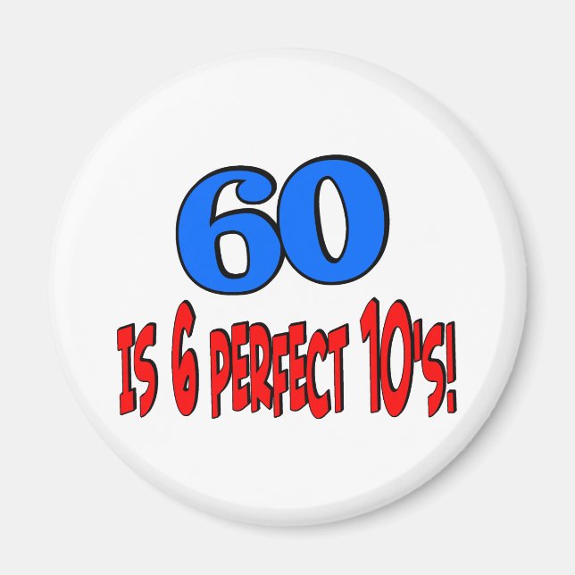 Aimant 60 est 6 parfait 10's (BLUE) (Devant)