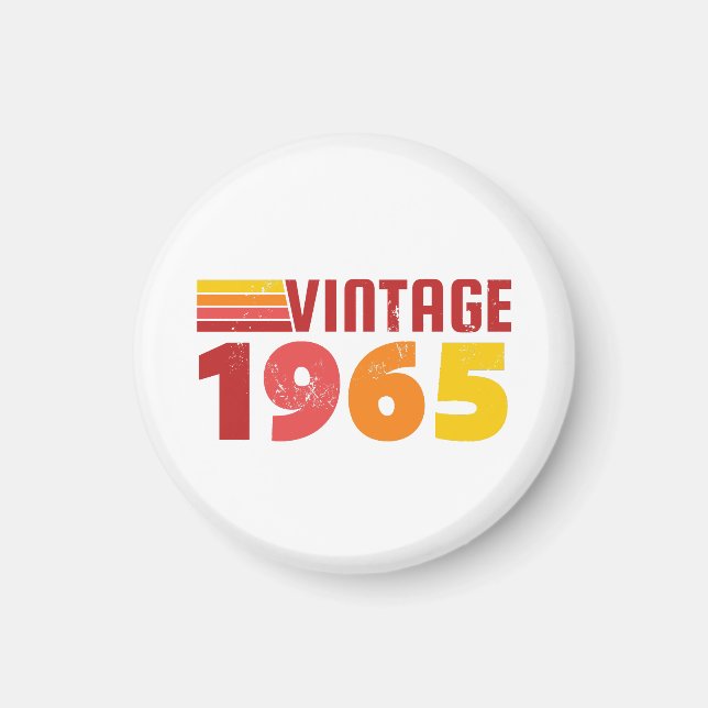 Aimant 60e ANNIVERSAIRE (Devant)