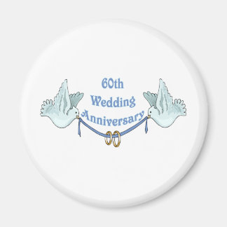 Aimant 60e anniversaire de mariage cadeaux t