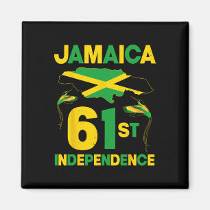 Aimant 61e anniversaire de l'indépendance de la Jamaïque 