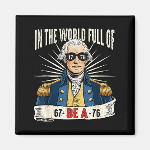 Aimant 67 à 76 Mème drôle d'histoire de George Washington