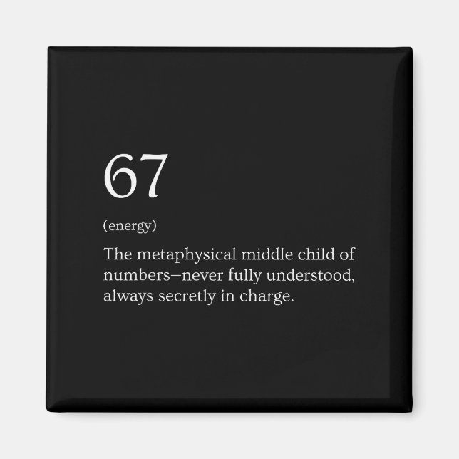 Aimant 67 Definition Meme  (Devant)