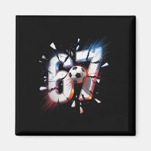 Aimant 67 Football Six Seven 6 7 Mème 67