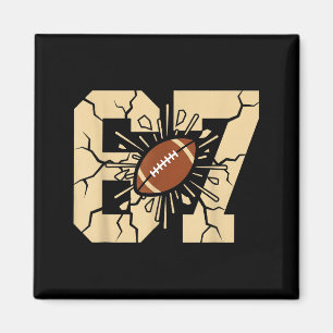 Aimant 67 Football Six Seven 6 7 Mème - Drôle 6-7 Drip Am
