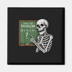 Aimant 67 Halloween Math Drôle Six Sept Meme Brainrot Squ