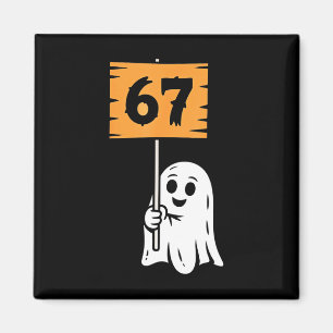 Aimant 67 Humour Meme 6-7 Six Seven Halloween 