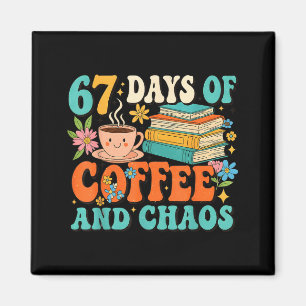 Aimant 67 Jours d'amant de café et de chaos drôle 67 mème