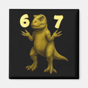 Aimant 67 Mains de T-rex en Mouvement Mème de Dinosaure P