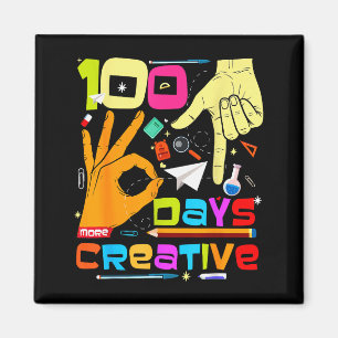 Aimant 67 Meme 100 Jours d'École Enfants Créatifs Enseign