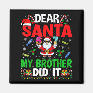 Aimant 67 Meme Cher Santa Mon Frère L'a Fait Drôle Noël