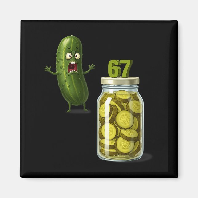 Aimant 67 Meme Ckle Surprise Un Pot De Tranches De Ckles  (Devant)