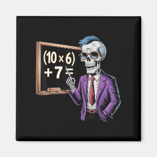 Aimant 67 Mème de professeur de mathématiques Brainrot Si