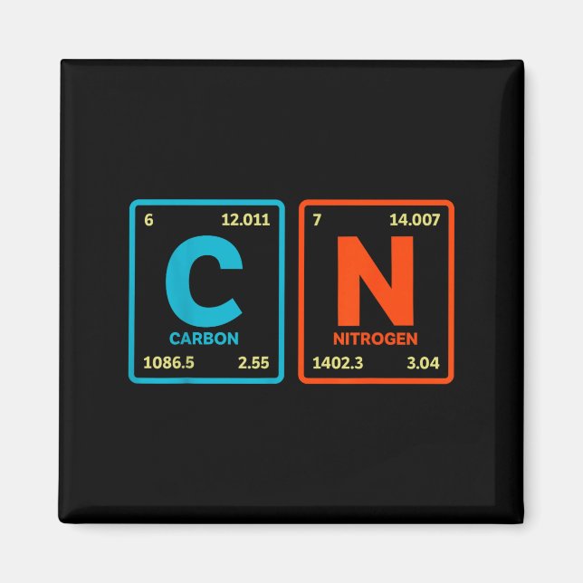 Aimant 67 Meme Drôle Professeur Science Tableau Périodiqu (Devant)