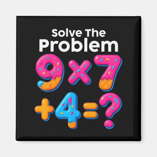 Aimant 67 Meme Math Teacher Ice Cream Drip 6 7 Brainrot S (Devant)