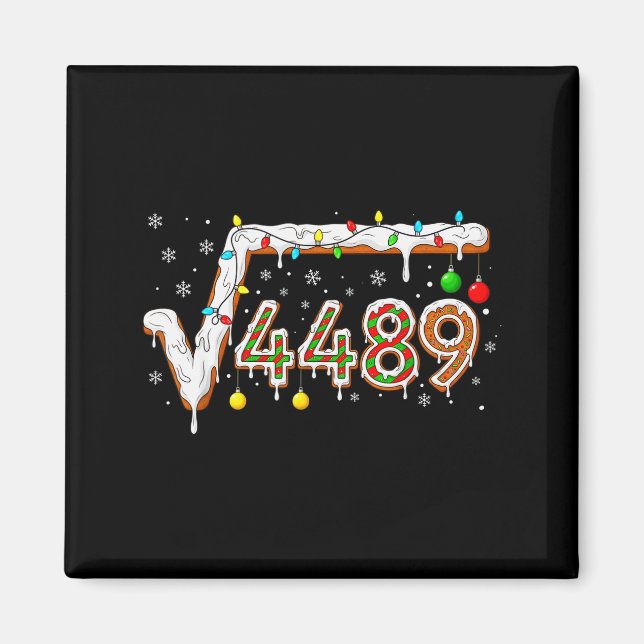 Aimant 67 Meme Racine Carrée 4489 Argot Prof de Maths Drô (Devant)