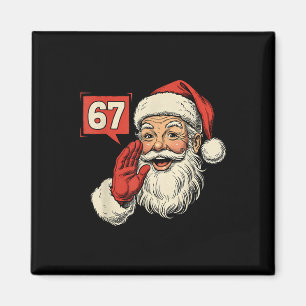 Aimant 67 Mème Six Sept Santa Noël Drôle Génération Z Alp