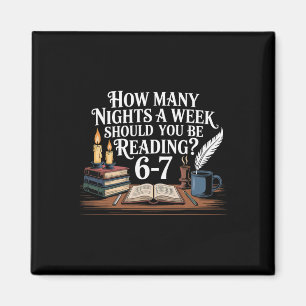 Aimant 67 Nuits de Lecture Meme Pour Bibliophiles Anglais