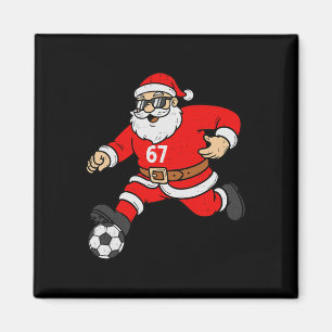 Aimant 67 Santa Foot Six Sept Mème Noël Sport Hommes