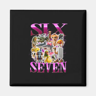 Aimant 67 Six Seven Anniversaire Mème Viral Italien Brain