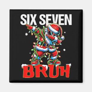 Aimant 67 Six Seven Burh Santa Noël 6 7 Mème Hommes Femme