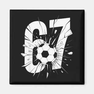 Aimant 67 Soccer Six Seven 6 7 Mème 67
