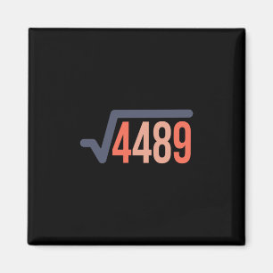 Aimant 67 Vintage Drôle Meme Racine Carrée 4489 Argot Mat