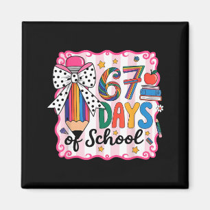 Aimant 67e jour d'école 67 Six Sept Prof de maths 