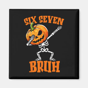 Aimant 6 7 Halloween 67 Mème Six Sept Dabbing Gen Alpha