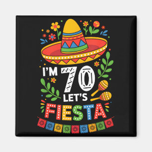 Aimant 70 ans let's fiesta 70e anniversaire mexique 5