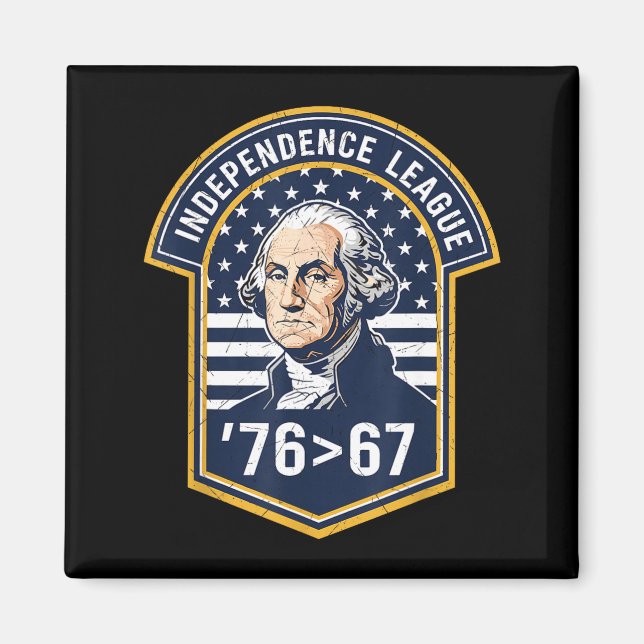 Aimant 76 Plus Grand Que 67 George Washington Histoire Am (Devant)