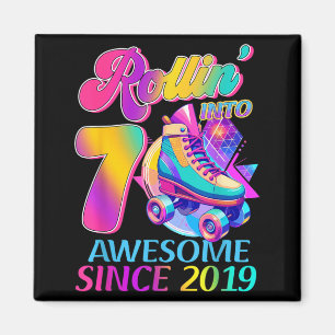 Aimant 7 Ans Incroyable Depuis 2019 Thème Hockey Annivers
