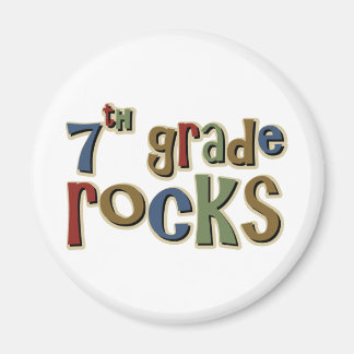 Aimant 7e année Rocks Septième