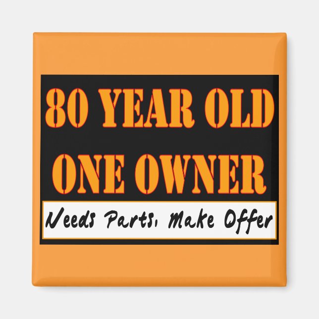 Aimant 80 ans, un propriétaire - Besoin de pièces, faire  (Devant)