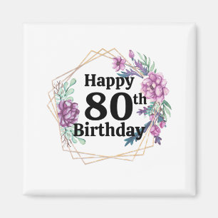 Aimant 80e anniversaire