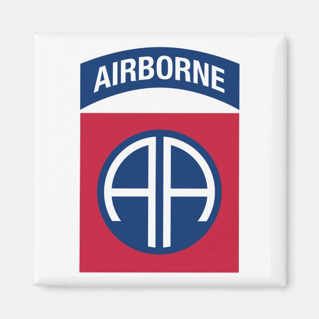 Aimant 82e division aéroportée Insignia (Devant)