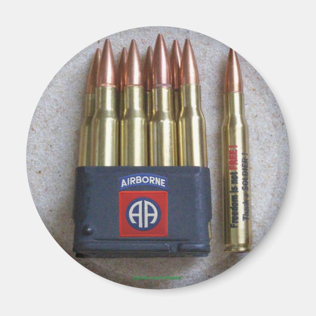 Aimant 82e division aéroportée vétérans de guerre (Devant)