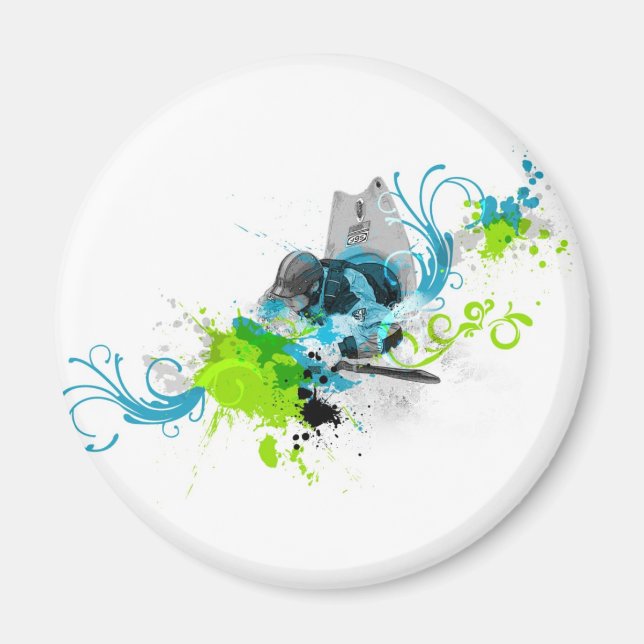 Aimant 83. Kayak urbain 2 (Devant)