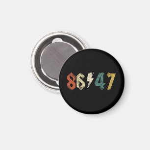 Aimant 8647 Anti Trump Retro Vintage 80s Rock Style