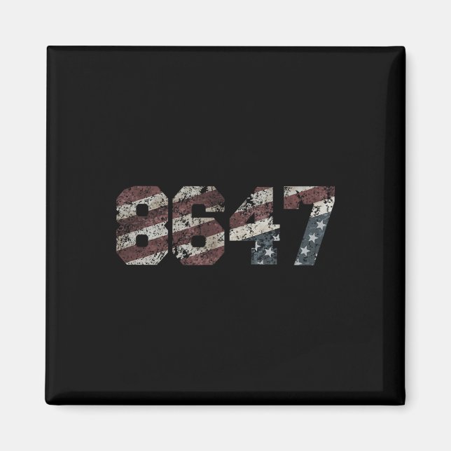 Aimant 8647 Style Drapeau Distressé (Devant)