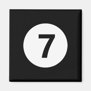 Aimant 8 Pool 7 Billiards Costume Lazy Halloween Groupe M