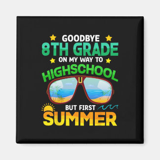 Aimant 8e année, école secondaire, premier été, Gr