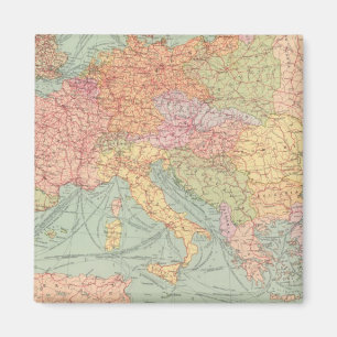 Aimant 910 Lignes de communication, Europe centrale