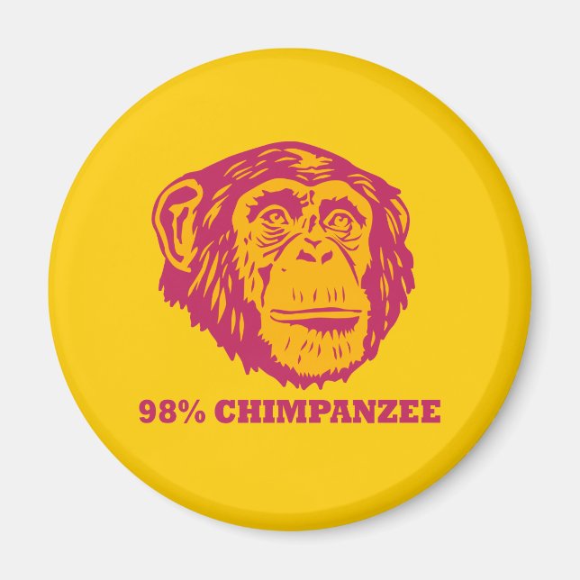 Aimant 98% Chimpanzé (Devant)