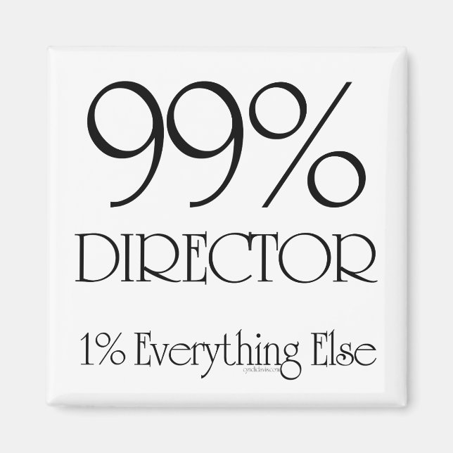 Aimant 99 % Directeur (Devant)